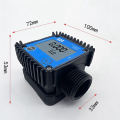 1 Piece LCD Fuel Flow Meter K24 For Turbine Digital Die-Sel Fuel Flowmeter Favorable Liquid Water Flow Measuring Tools. 