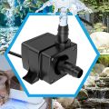 Mini Water Fountain Submersible Pump 18 Wt Small Submersible Pump with 1 year warrenty for DIY Crafts Min Vertical Fountain and Aquarium/Fish Tank. 