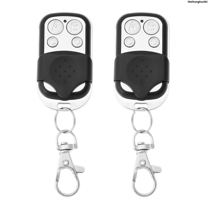WeihonghunfeiFifty%20percent%20discount%20Metal%20Push%20Button%20Remote%20Control%20Transmitter%20ABCD%20/%20Lock%20Unlock%204Button%20433MHz%20Universal%204%20Buttons%20Garage%20Door%20Opener%20Remote%20-%20Image%208