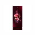 Haier 185 L, 2 Star, Red Dime Glass Finish Direct Cool Single Door Refrigerator with Base Drawer HRD-2062PRDG-N. 