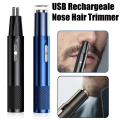 NAMUNY Electric Nose Hair Trimmer for Men USB Rechargeable Ear Nose Hair Trimmer Professional Trimming Tool Nose Hair Trimmer C. 