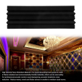 4 Pcs Acoustic Panels Studio Acoustic Soundproof Foam,Sound Treatment Bass Trap Corner,Sound Panels Wedges,12X12X48cm. 