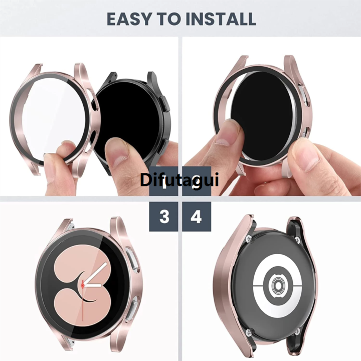 Difutagui%20Case%20for%20Samsung%20Galaxy%20Watch%207%2040mm%2044mm%20Women%20Men%20Samsung%20Smartwatch%20Luxury%206%2044mm%2040mm%20Glass%20Screen%20Protector%20Plastic%20Scratch%20Resistant%20Cover%20-%20Image%206