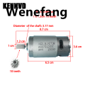 Wenefang 10 Teeth Children's Electric Car Motor 6V RS390 RS380 12V RS550 Fashion Power Wheel Motor 24V RS570 Engine For Ride On Toys Accessories. 