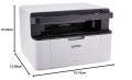 Brother Printer DCP-1610W Mono Laser Multi-Function All-In -One ( Print < Scan & Copy ) Printer Compact, A4 Printer For Small Office/Home Printer White In color. 