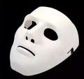 Halloween Mask White Full Face. 