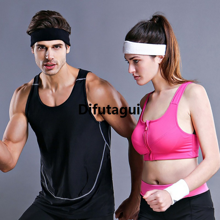 Difutagui Bandana European Style] [00E466ED Outdoor Sweat Absorbent Towel 2025 New Headband Belt Men's and Women's Fashion Fitness Yoga Headband