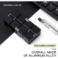 Infinity Cube， Aluminum alloy metal Infinity Cube Fidget toy, a stress relieving Rubik's Cube gift for children and adults. 
