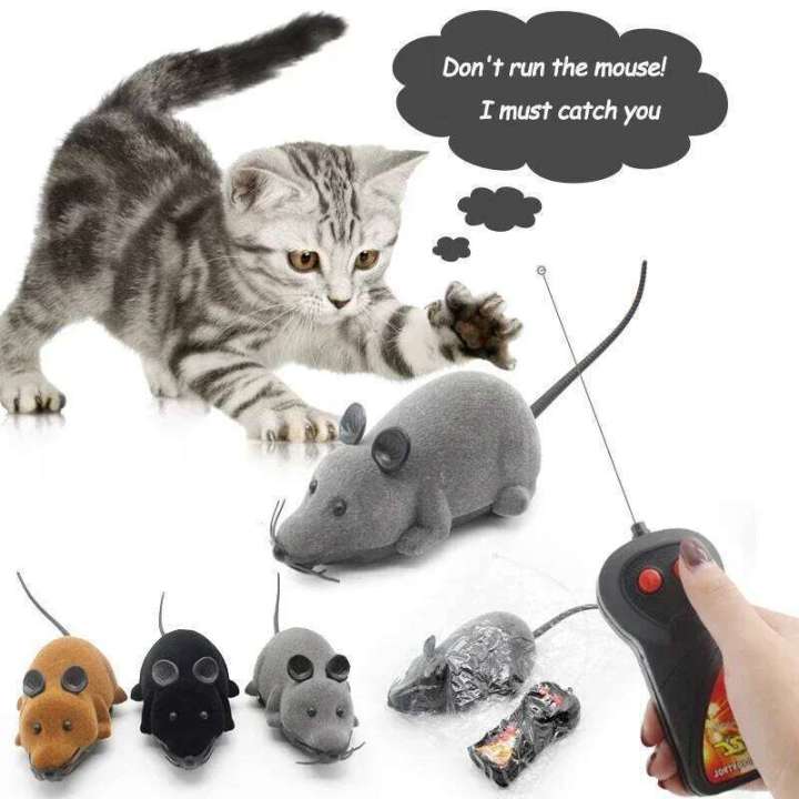 with Remote Control Funny Wireless Controlled Rat Interactive Toys Cat Teaser Toy Pet Supplies