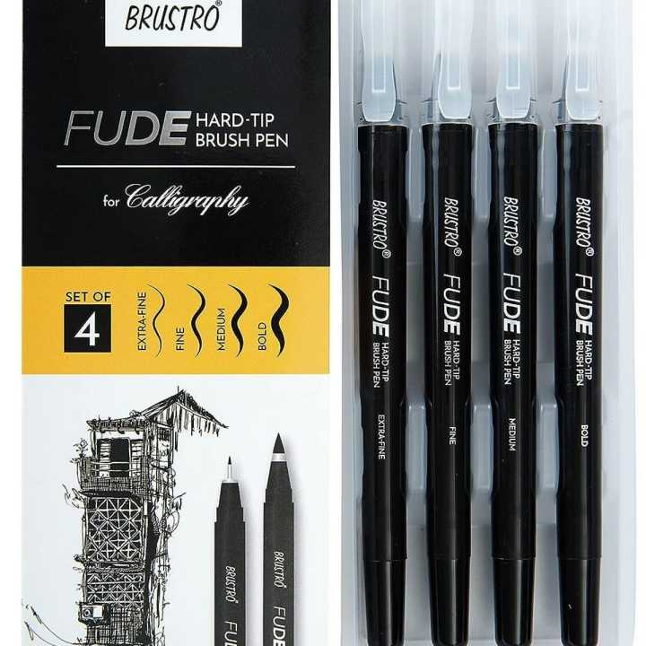 Hard Pen Fude hard tip brush pens | Daraz.com.np