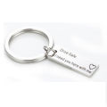 Fashion Couple keychain tag letter driving trend most [hot] safety pendant car couple gifts. 