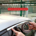 6mm*5m Exterior Car Chrome Body Strip Bumper Auto Door Protective Sticker Moulding Styling Trim Sticker Car Decoration Strip Tetuo. 