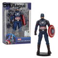 Difutagui Fifty percent discount Sutuiying 10cm marvel figure legends collection SpiderMan Thanos Iron Man Spider Original Captain Thor Hulk avenger action decoration toy kids gift. 