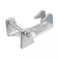 TL-50 Coupler Gooseneck Trailer Lock for Heavy Trailers Livestock Haulers Silver. 