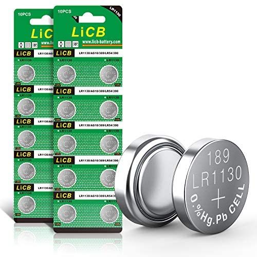 LR1130 AG10 Battery 1.5V Alkaline Button Cell Batteries for Watch