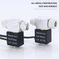 CO2 Solenoid Valve 12V Low Temperature Automatic Control Double Head Regulator for Aquarium for Fish Tank Waterproof EU EU Plug. 