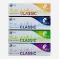 Softy Classic Facial Box Tissue 100 Pulls 200 Sheets - Pack Of 4. 