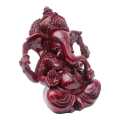 Maroon God Ganesh Ceramic Statue 6inch. 
