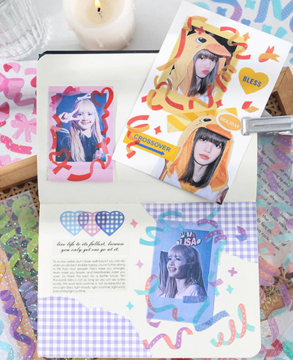 RHS%20Online%20Aesthetic%20Colorful%20Ribbons%20Stickers%20INS%20Album%20Diary%20Journal%20Decorative%20Crafts%20Scrapbooking%20DIY%20Sequin%20Sticker%20-%20Image%205