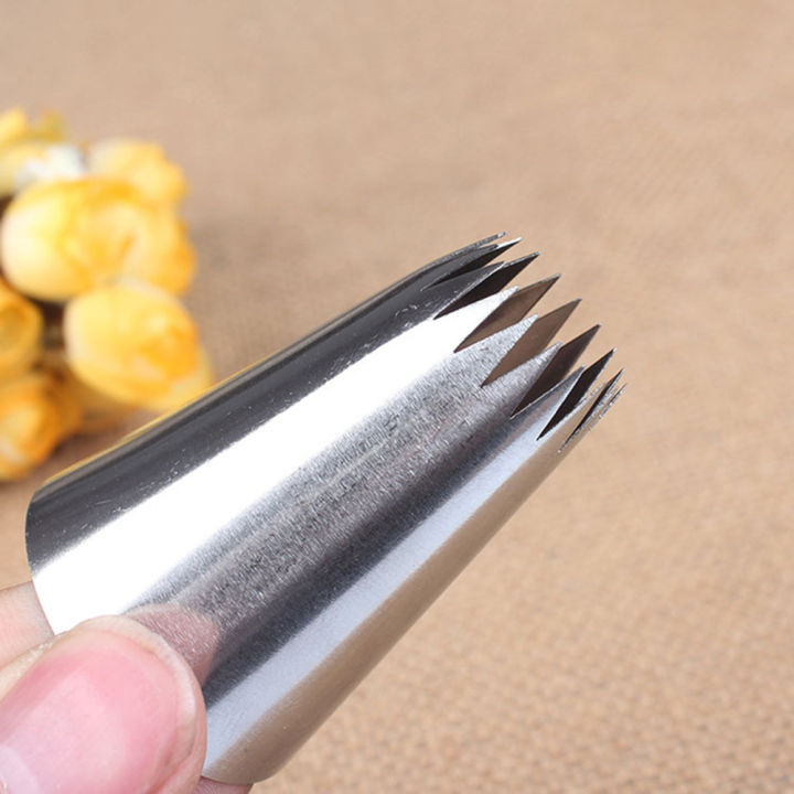 Tools Icing piping nozzles Creative Different shapes  Large Pastry tips piping nozzles Durable  Decorating Cookies cake decorating tools for Baking