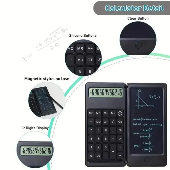 Lock%20Function%20Foldable%20Standard%20Function%20Calculator%20Writing%20Pad%2012-Digit%20Math%20Calculator%20With%20Stylus%20with%20LCD%20Notepad%20Accounting%20Calculator%20for%20School%20Office%20-%20Image%204