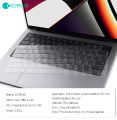 COTECi Ultra Thin TPU Keyboard Cover for  MacBook Air M2 M3 M4 13.6 inch  2022-2025. 