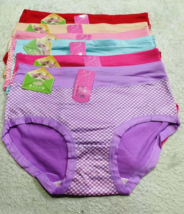 Bundle%20Of%206%20Pieces%20XL%20Size%20Cotton%20Panties%20(Underwear)%20For%20Women%20(Best%20For%2032%20Inches%20To%2036%20Inches)%20-%20Image%202