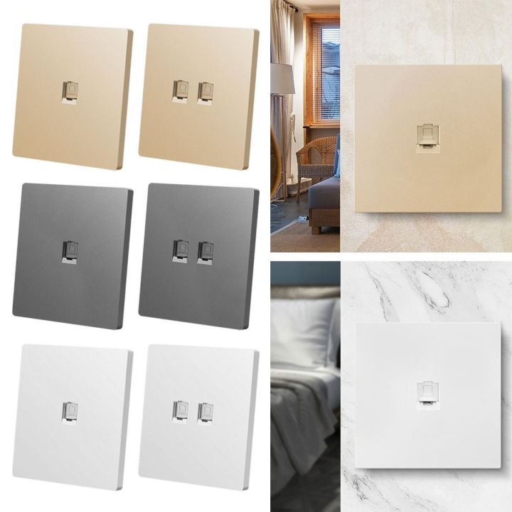 CAT6 Network Module Computer Interface Socket Cable Interface Outlet Wall Switch Wall RJ45 Socket Computer Network Interface Internet Outlet Computer Socket Panel