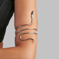 Punk Coiled Snake Spiral Upper Arm Cuff Armlet Armband Bangle Women Jewelry Egypt Swirl Snake Arm Cuff Armlet Bracelet Creek. 