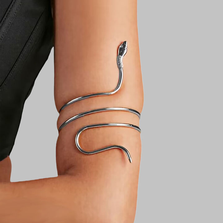 Punk%20Coiled%20Snake%20Spiral%20Upper%20Arm%20Cuff%20Armlet%20Armband%20Bangle%20Women%20Jewelry%20Egypt%20Swirl%20Snake%20Arm%20Cuff%20Armlet%20Bracelet%20Creek%20-%20Image%202