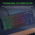 Backlit Wired Keyboard Mini Small Laptop External Keyboard Portable Ultra-Slim Tablet Keyboard feel comfortable general. 