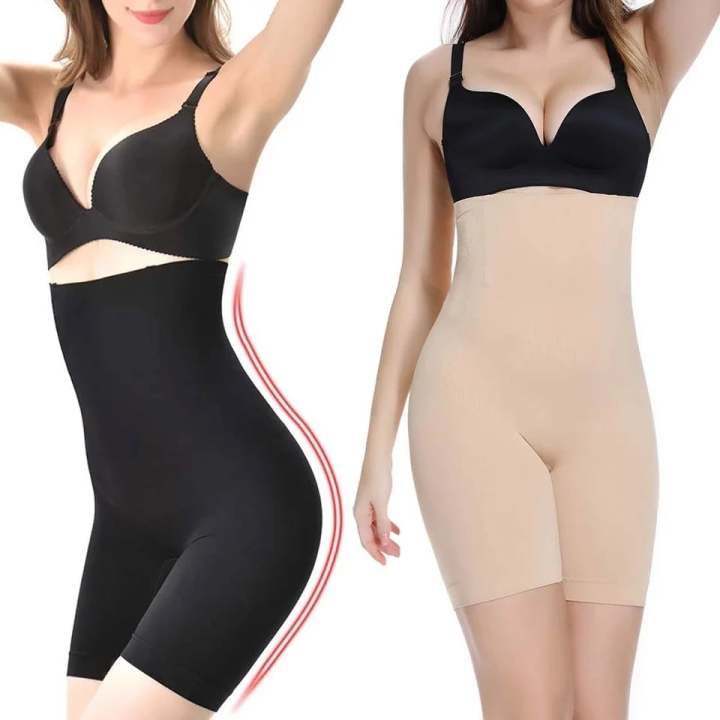 Women's%20High%20Waist%20Shapermint%20Shapewear%20Shaper%20Shorts%20-%20Slimming%20Body%20Shaper,%20Tummy%20Control,%20Breathable%20Microfiber,%20Comfortable%20Cotton%20Gusset%20-%20Image%203