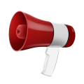 Handheld Lithium Battery Megaphone Handy Mic Megaphone 619U with Record Siren USB TF Card. 