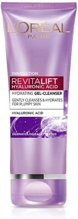 L'Oreal Paris Revitalift Hyaluronic Acid Hydrating Gel Cleanser - 100g
