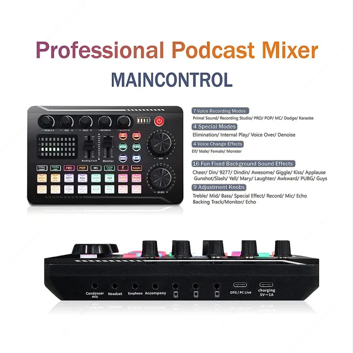 CGearuppt%20Podcast%20Equipment%20Bundle,%20Sound%20Card%20Microphone%20(120KHz/24%20Bit)%20and%20Professional%20Audio%20Mixer%20for%20Streaming%20Gaming%20-%20Image%205