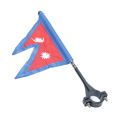 Nepal Flag With Stand For Bike. 