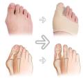 2pcs/1pair Bunion Corrector Gel Pad Stretch Nylon Hallux Valgus Protector Guard Toe Separator Orthopedic Supplies Foot Care. 