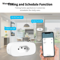 Wenefang Tuya Zigbee 3.0 Smart Brazil Plug 16A Brazil Socket Outlet with High Quality Energy Monitoring Timer Voice for Smart Life Alexa Google Home. 