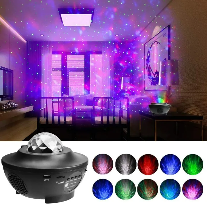 Galaxy%20Light%20Bluetooth%20Remote%20Control%20Starry%20Projection%20Star%20Projector%20Night%20Lamp%20With%20MP3%20Speaker%20-%20Image%205