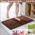 Microfiber Chenille Bath Mat Water Absorb Anti Slip Bathroom Rug Carpet for Living Room Floor Mat - Mats |. 