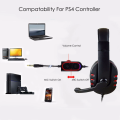 GM002 wired headset 3.5 mm gaming headset with microphone stereo surround headset. 