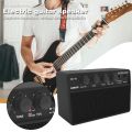 Sirendeshao Guitar Portable Amp Bluetooth Electric Guitar Bass Mini Amplifier Sales promotion Universal Interface Professional Guitar Amp for Daily Practice. 
