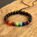 Unisex Seven Chakra Bracelet by Treasure Box Nepal. 