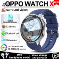 Wenefang 2025 New For OPPO Watch X Smart Watch 4G Memory Music Video Bluetooth Sales promotion Call IP68 Waterproof AMOLED Smartwatch For TWS Earphones. 