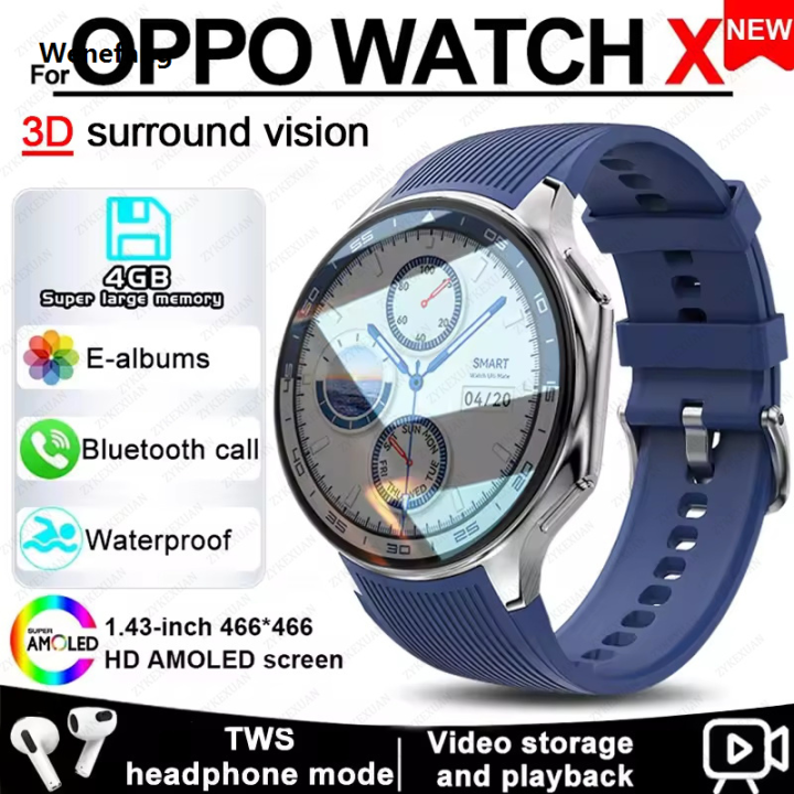 Wenefang%202025%20New%20For%20OPPO%20Watch%20X%20Smart%20Watch%204G%20Memory%20Music%20Video%20Bluetooth%20Sales%20promotion%20Call%20IP68%20Waterproof%20AMOLED%20Smartwatch%20For%20TWS%20Earphones%20-%20Image%202