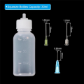 1 Oz Precision Applicator Bottles, 4Pcs 30ml Needle Tip Squeeze Bottle Small Squeeze Bottles Mini Needle Bottle. 