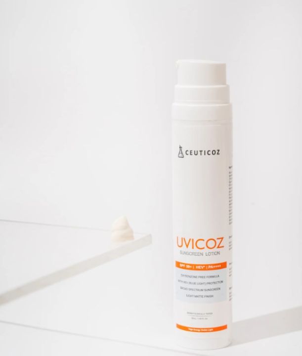 Ceuticoz%20Uvicoz%20Sunscreen%20Lotion%20SPF%2050+%20PA%20++++%20UVA%20UVB%20Protection%20With%20Hev%20*%20(%20Blue%20Light%20)%20Protection%20,%20For%20All%20Skin%20Types%2050ml%20By%20Amore%20-%20Image%203