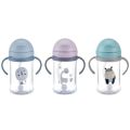 Kids Anti-Lock Cartoon Printed Water Bottle - Durable & Safe Ideal for School & Travel. 