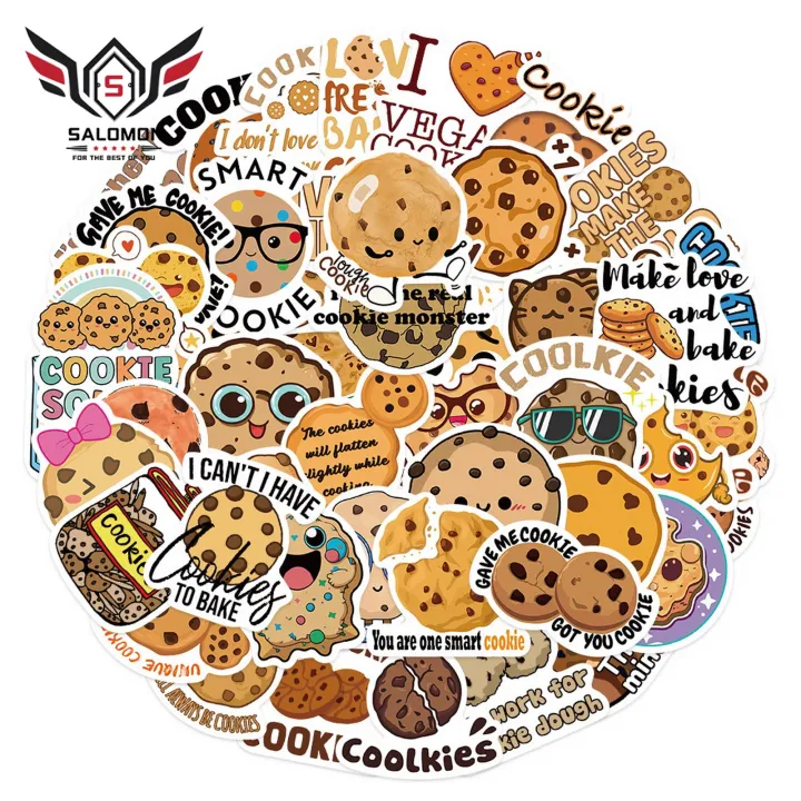 50Pcs%20Stationery%20Stickers%20Cartoon%20Cookies%20Stickers%20Waterproof%20Durable%20Dessert%20Stickers%20for%20Scrapbook%20Phone%20Laptop%20-%20Image%202