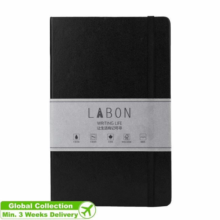 Bullet Journal Notebook Medium A5 Hardcover, 192 Pages Dot Grid Journal, Black